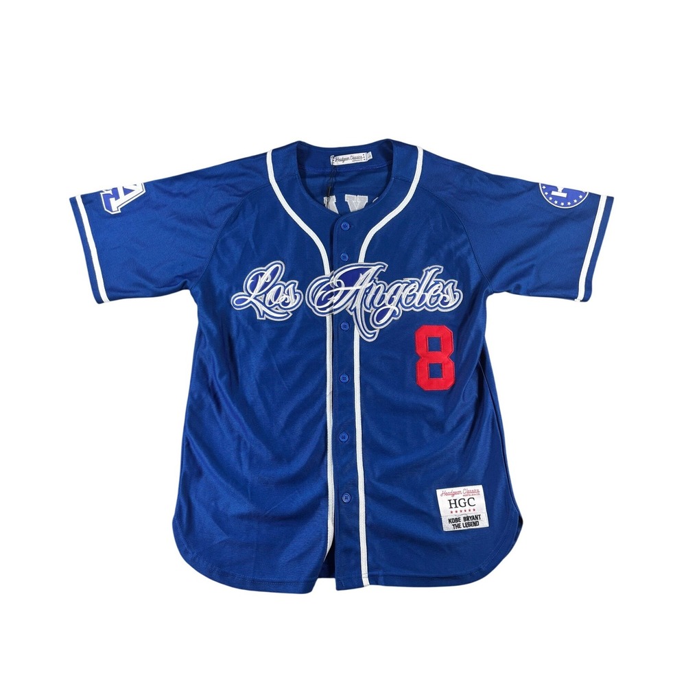 Headgear Classics Kobe Bryant The Legend Baseball Jersey Royal Blue Large NWT